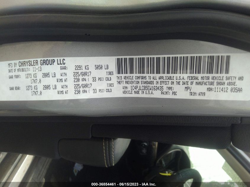 2014 JEEP CHEROKEE LATITUDE - 1C4PJLCB5EW163435