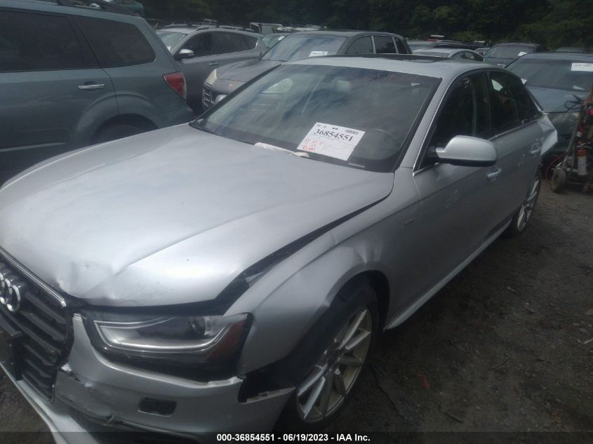 2014 AUDI A4 PREMIUM PLUS - WAUFFAFL7EA127679