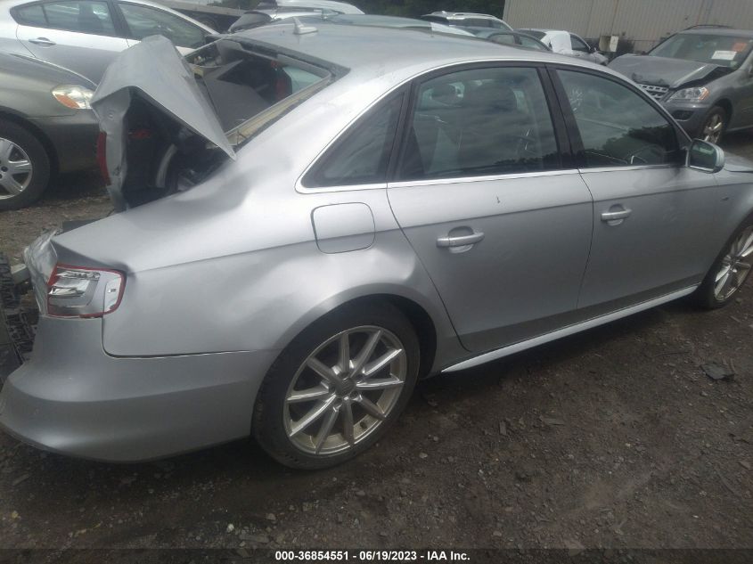 2014 AUDI A4 PREMIUM PLUS - WAUFFAFL7EA127679