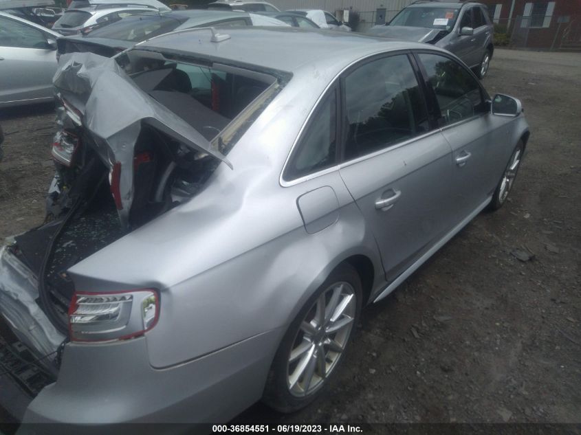 2014 AUDI A4 PREMIUM PLUS - WAUFFAFL7EA127679