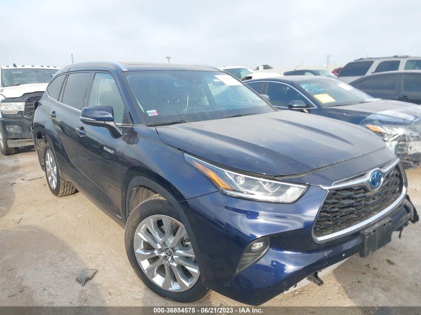 TOYOTA HIGHLANDER HYBRID LIMITED 2021, VIN 5TDDBRCH9MS520833