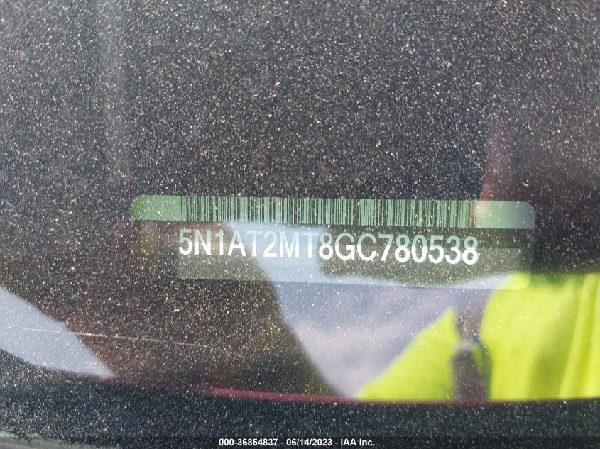 2016 NISSAN ROGUE SL - 5N1AT2MT8GC780538