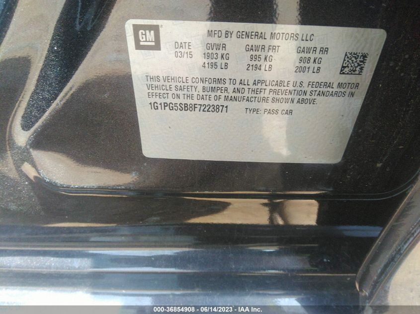 2015 CHEVROLET CRUZE LTZ - 1G1PG5SB8F7223871