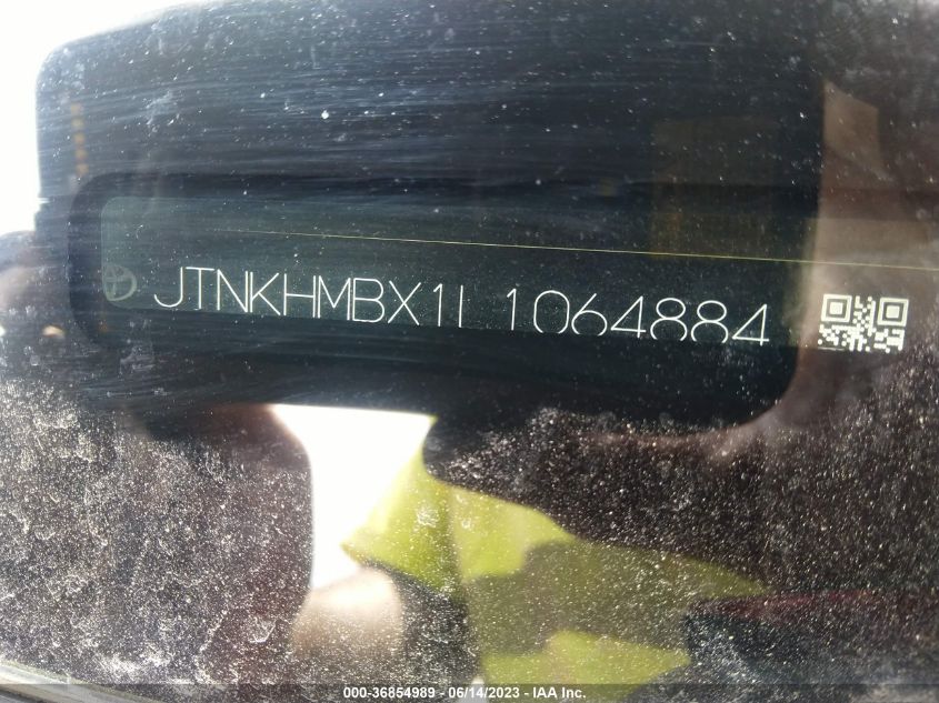 2020 TOYOTA C-HR XLE/LE/LIMITED - JTNKHMBX1L1064884