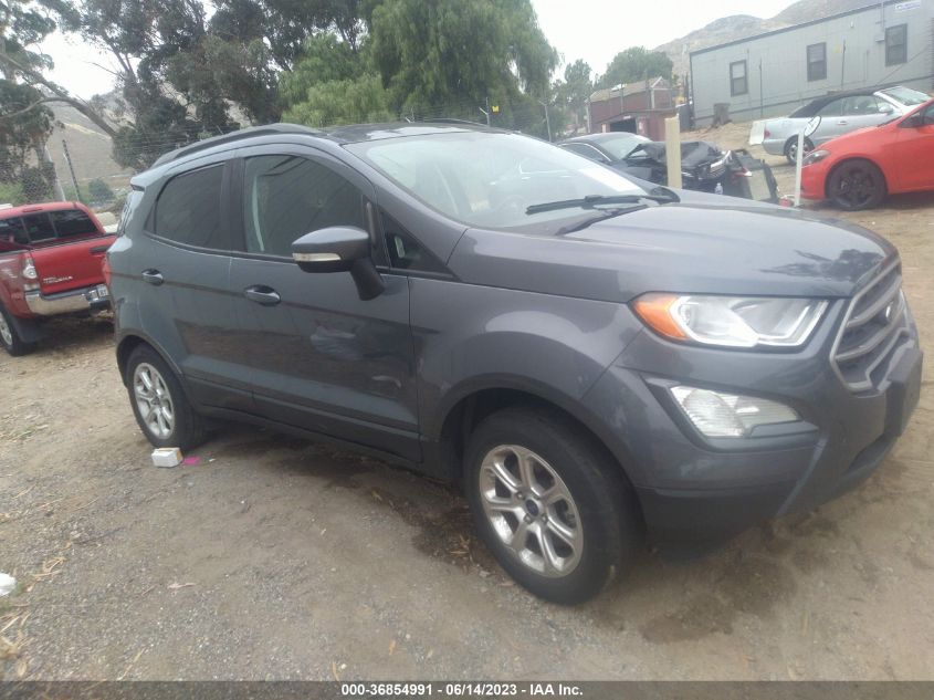 2018 FORD ECOSPORT SE - MAJ3P1TE0JC195464