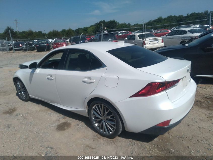 2017 LEXUS IS IS TURBO - JTHBA1D25H5053734