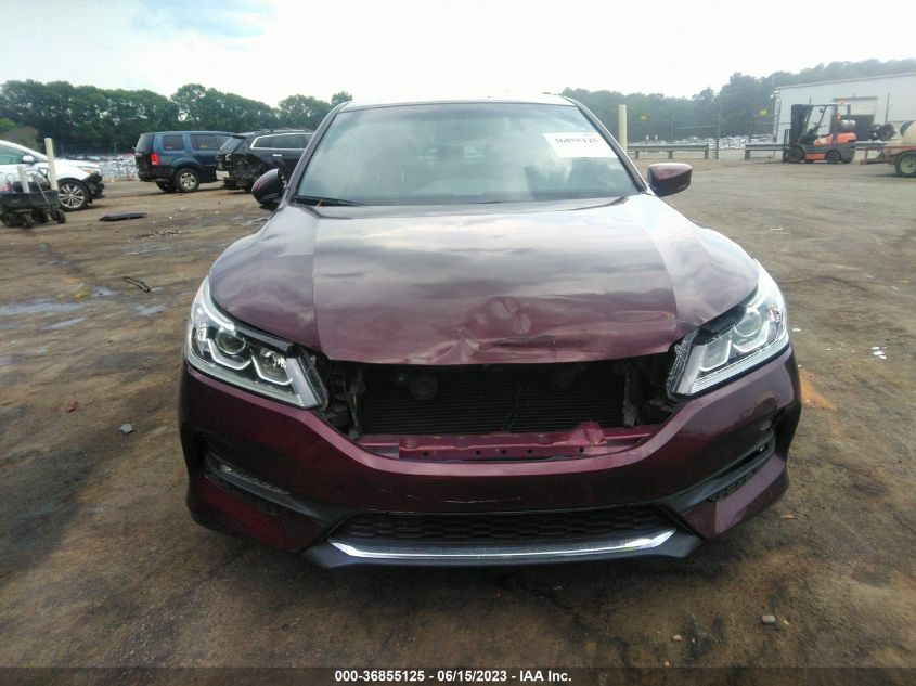 2016 HONDA ACCORD SEDAN SPORT - 1HGCR2F51GA084854