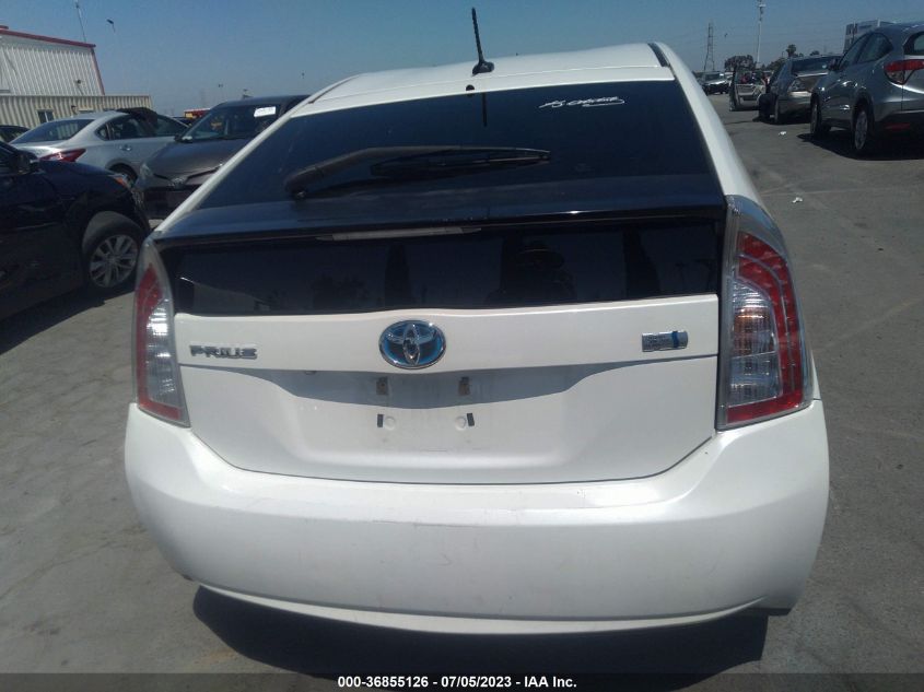 2013 TOYOTA PRIUS ONE/TWO/THREE/FOUR/FIVE - JTDKN3DU5D5588396