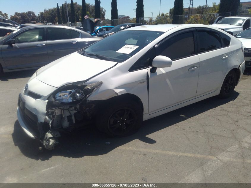 2013 TOYOTA PRIUS ONE/TWO/THREE/FOUR/FIVE - JTDKN3DU5D5588396