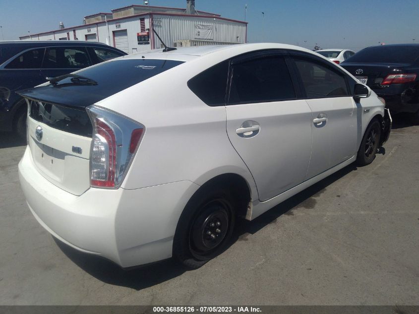2013 TOYOTA PRIUS ONE/TWO/THREE/FOUR/FIVE - JTDKN3DU5D5588396