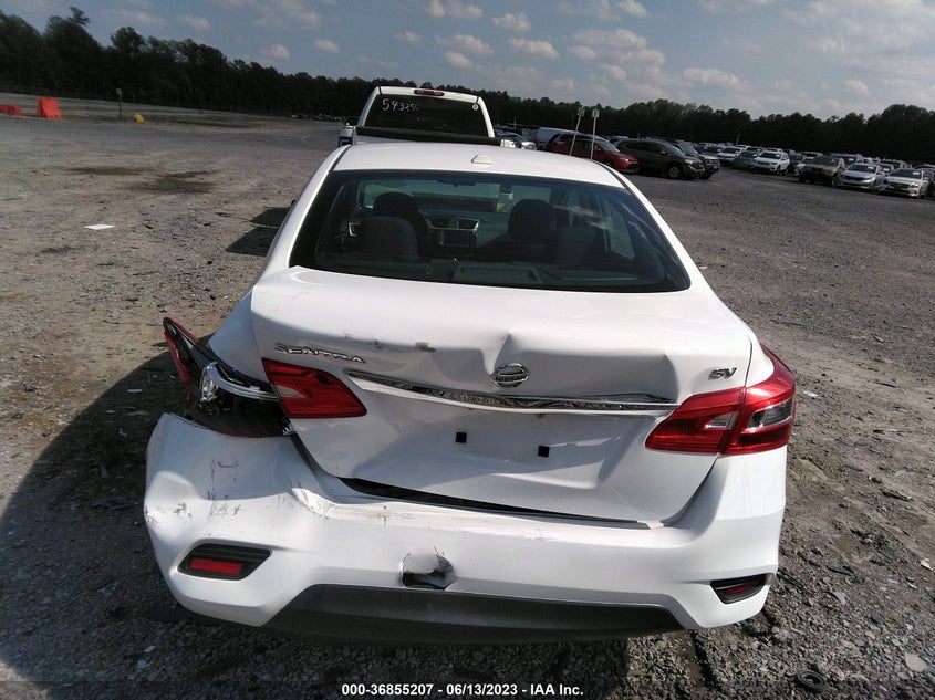 VIN 3N1AB7AP1KY416606 2019 NISSAN SENTRA SV