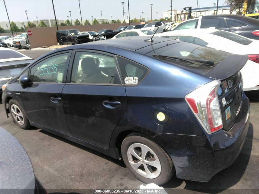 2015 TOYOTA PRIUS FOUR - JTDKN3DU4F0438523