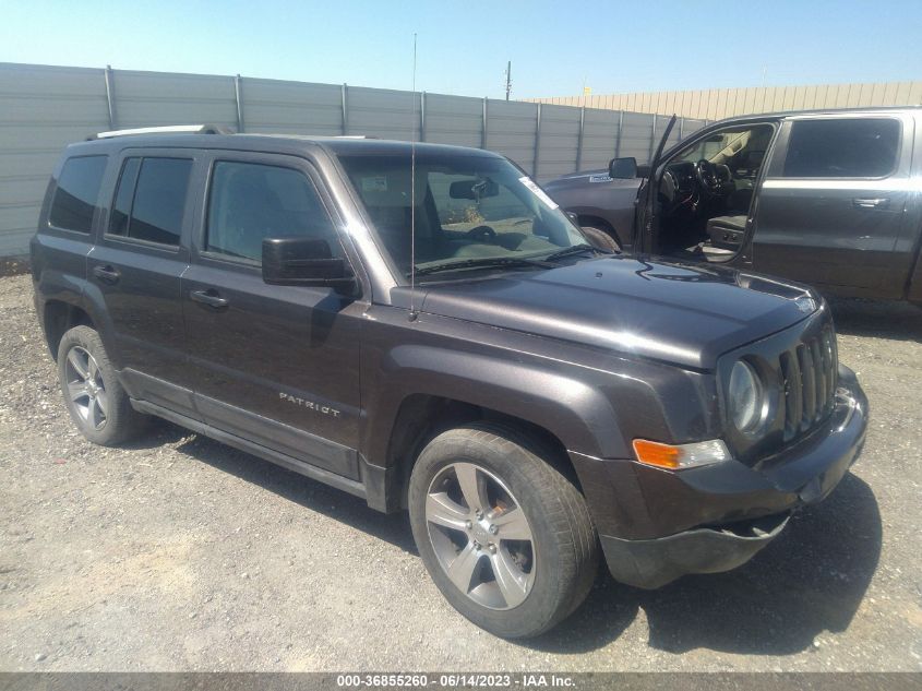 2016 JEEP PATRIOT HIGH ALTITUDE EDITION - 1C4NJPFA4GD748846