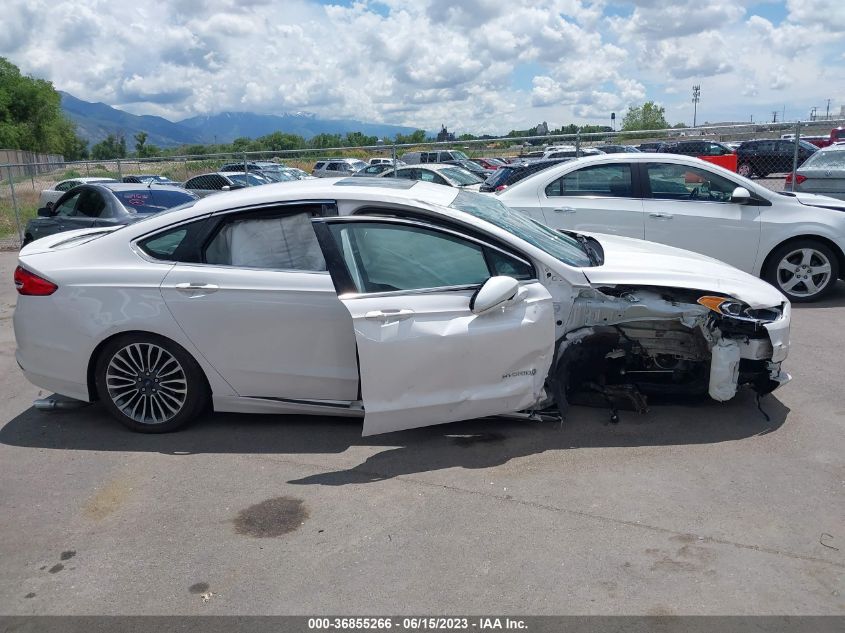2017 FORD FUSION HYBRID - 3FA6P0RU6HR117370