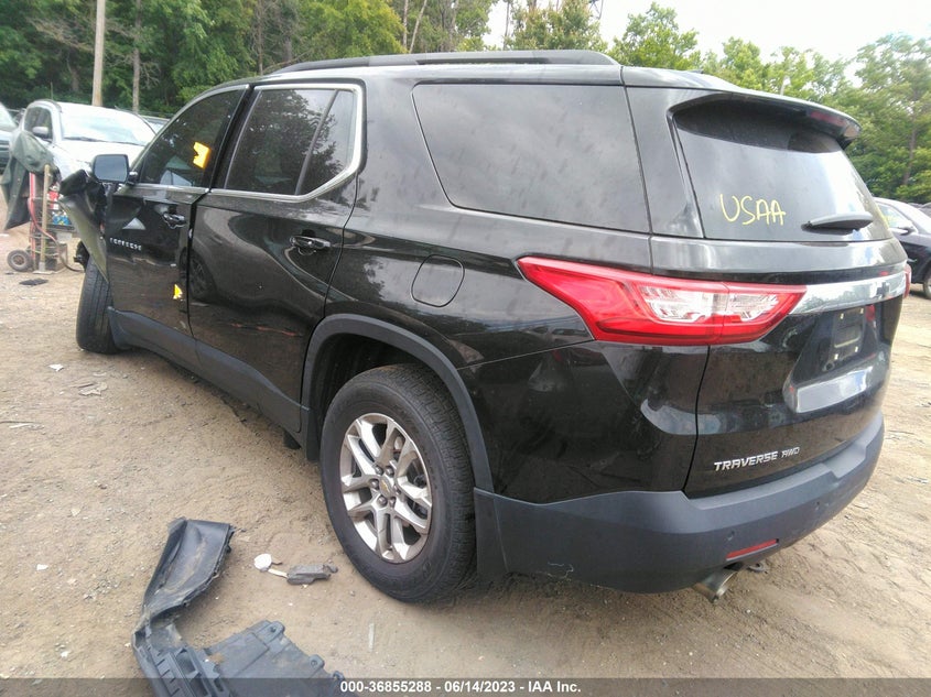 VIN 1GNEVGKW7KJ202808 2019 CHEVROLET TRAVERSE LT CLOTH