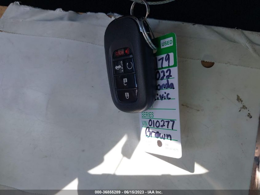 2022 HONDA CIVIC SEDAN EX - JHMFE1F7XNX010277