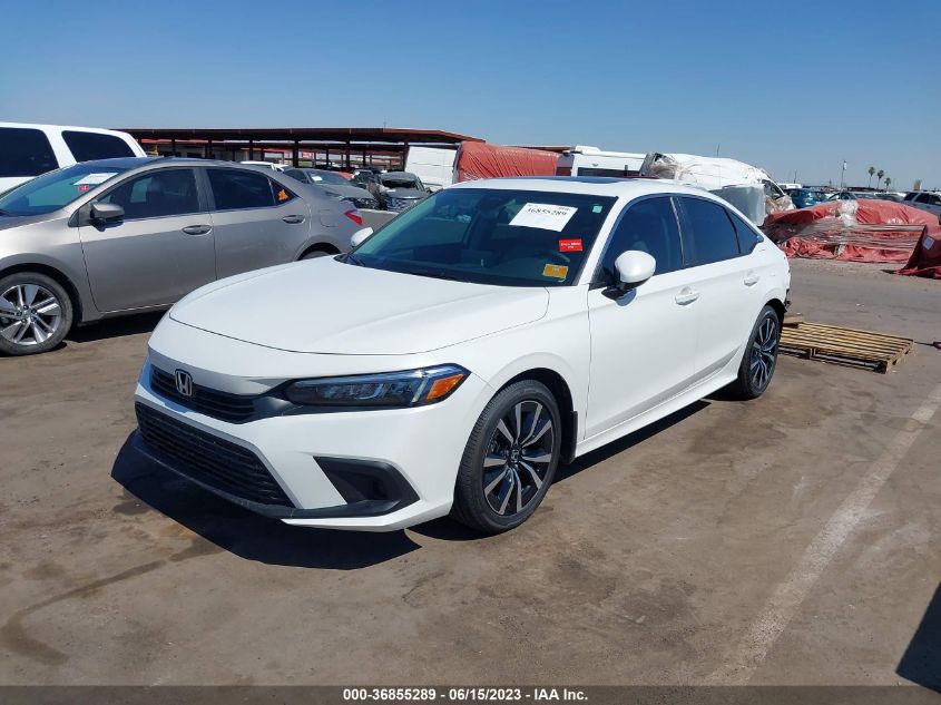 2022 HONDA CIVIC SEDAN EX - JHMFE1F7XNX010277