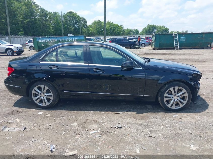 2013 MERCEDES-BENZ C-CLASS C 300 - WDDGF8AB9DG122547