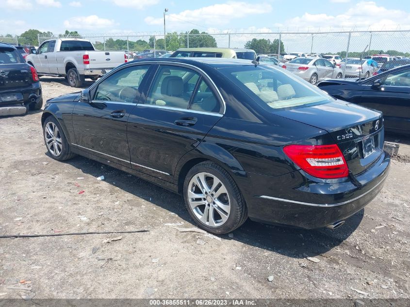 2013 MERCEDES-BENZ C-CLASS C 300 - WDDGF8AB9DG122547