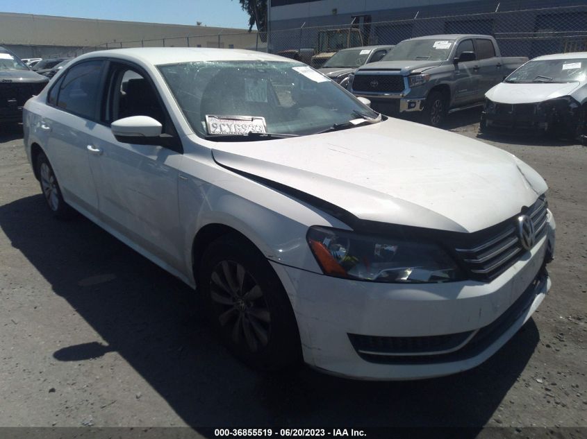 2014 VOLKSWAGEN PASSAT WOLFSBURG ED - 1VWAT7A36EC074961