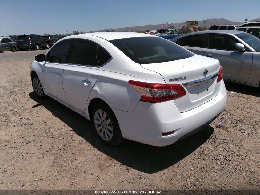 2015 NISSAN SENTRA S - 3N1AB7AP3FY292635