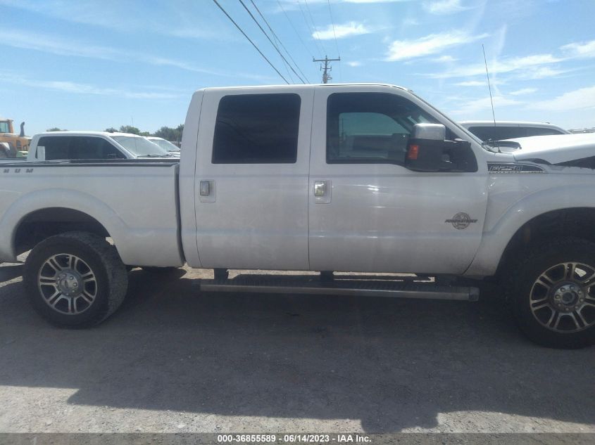 2016 FORD SUPER DUTY F-250 SRW LARIAT/PLATINUM - 1FT7W2BT1GEC02567