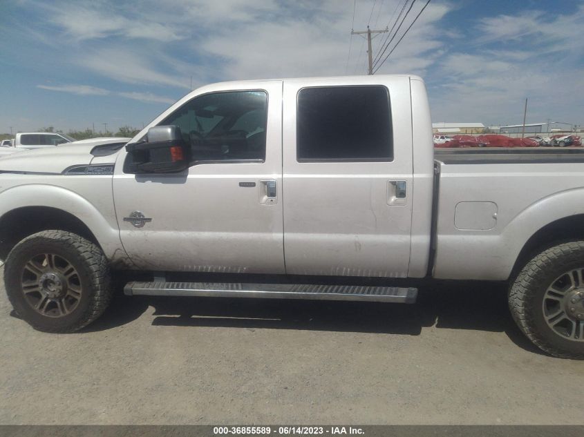 2016 FORD SUPER DUTY F-250 SRW LARIAT/PLATINUM - 1FT7W2BT1GEC02567