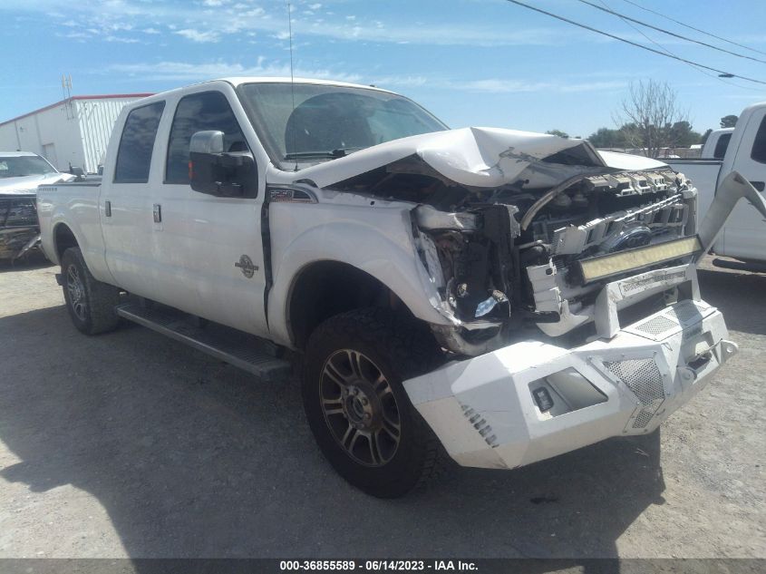 2016 FORD SUPER DUTY F-250 SRW LARIAT/PLATINUM - 1FT7W2BT1GEC02567