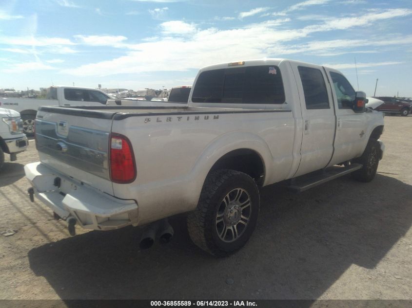 2016 FORD SUPER DUTY F-250 SRW LARIAT/PLATINUM - 1FT7W2BT1GEC02567
