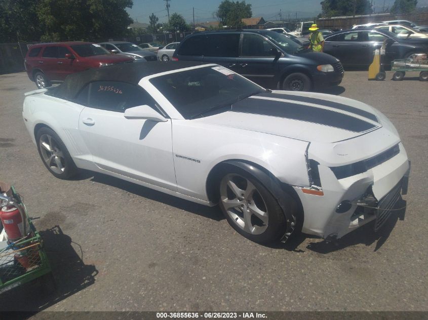 2015 CHEVROLET CAMARO LT - 2G1FD3D31F9278157