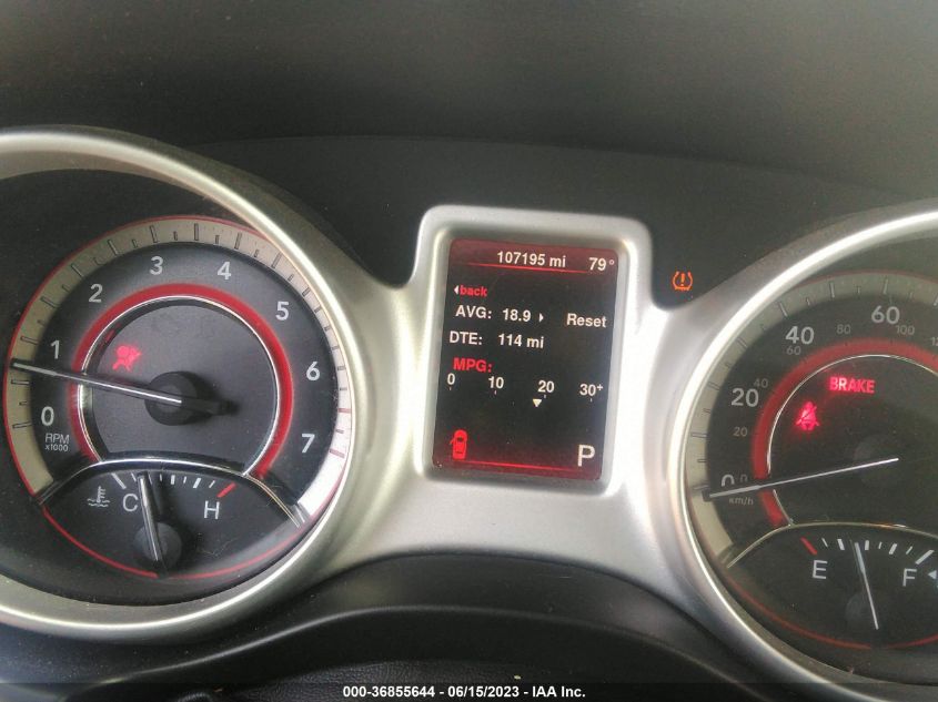 2015 DODGE JOURNEY SXT - 3C4PDCBG4FT722517