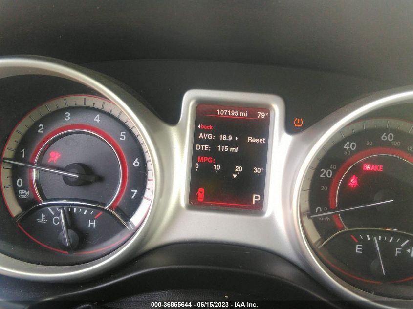 2015 DODGE JOURNEY SXT - 3C4PDCBG4FT722517