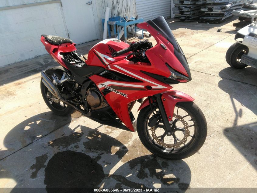 2017 HONDA CBR500 R - MLHPC4465H5401373