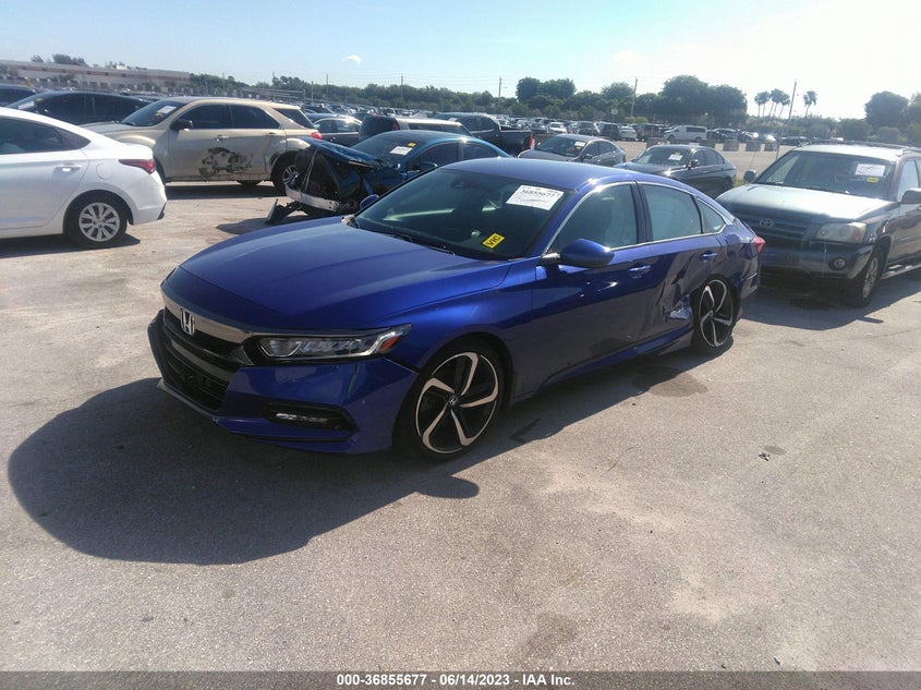 VIN 1HGCV1F39KA112221 2019 HONDA ACCORD SEDAN SPORT 1.5T