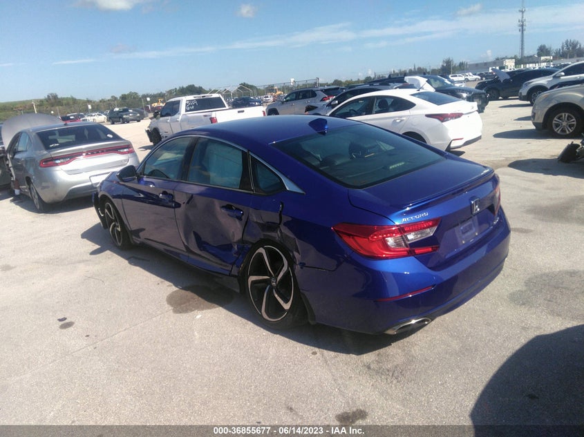 VIN 1HGCV1F39KA112221 2019 HONDA ACCORD SEDAN SPORT 1.5T