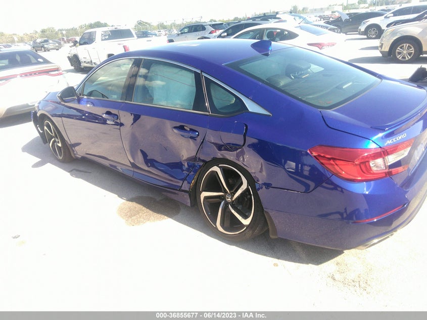 VIN 1HGCV1F39KA112221 2019 HONDA ACCORD SEDAN SPORT 1.5T