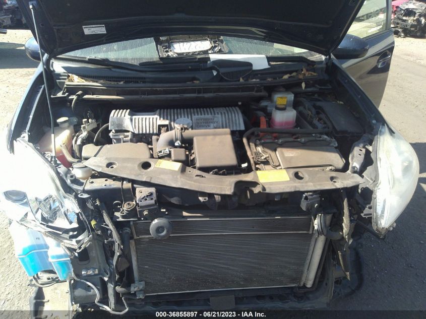 2013 TOYOTA PRIUS ONE/TWO/THREE/FOUR/FIVE - JTDKN3DU7D0342219