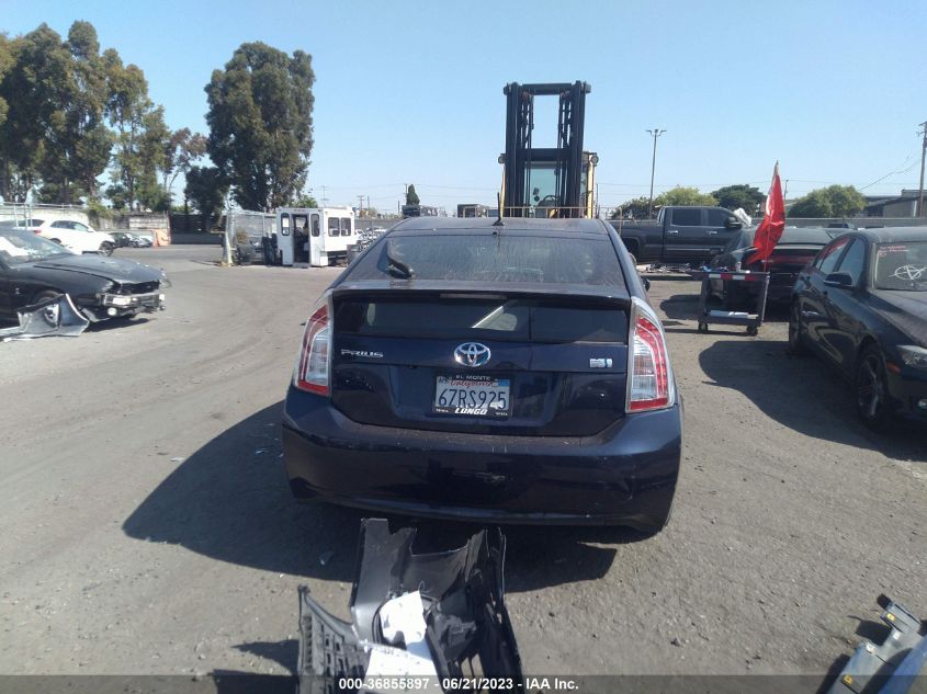 2013 TOYOTA PRIUS ONE/TWO/THREE/FOUR/FIVE - JTDKN3DU7D0342219