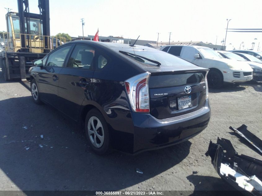 2013 TOYOTA PRIUS ONE/TWO/THREE/FOUR/FIVE - JTDKN3DU7D0342219