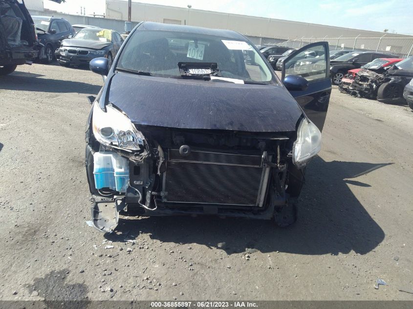 2013 TOYOTA PRIUS ONE/TWO/THREE/FOUR/FIVE - JTDKN3DU7D0342219