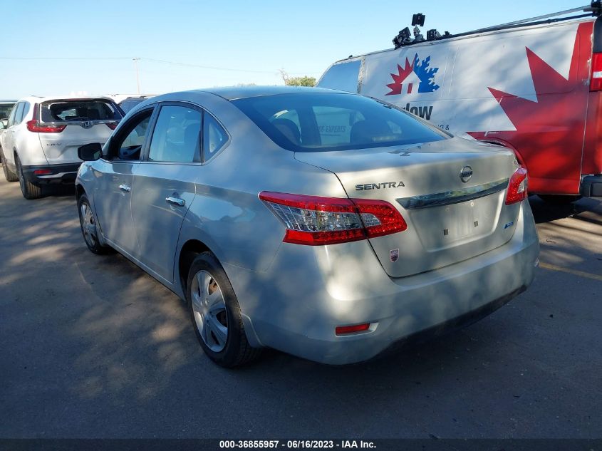 2014 NISSAN SENTRA SV - 1N4AB7APXEN851550