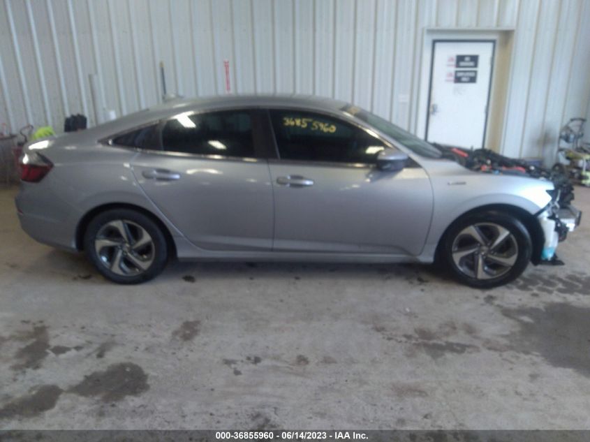 2019 HONDA INSIGHT EX 19XZE4F54KE026016