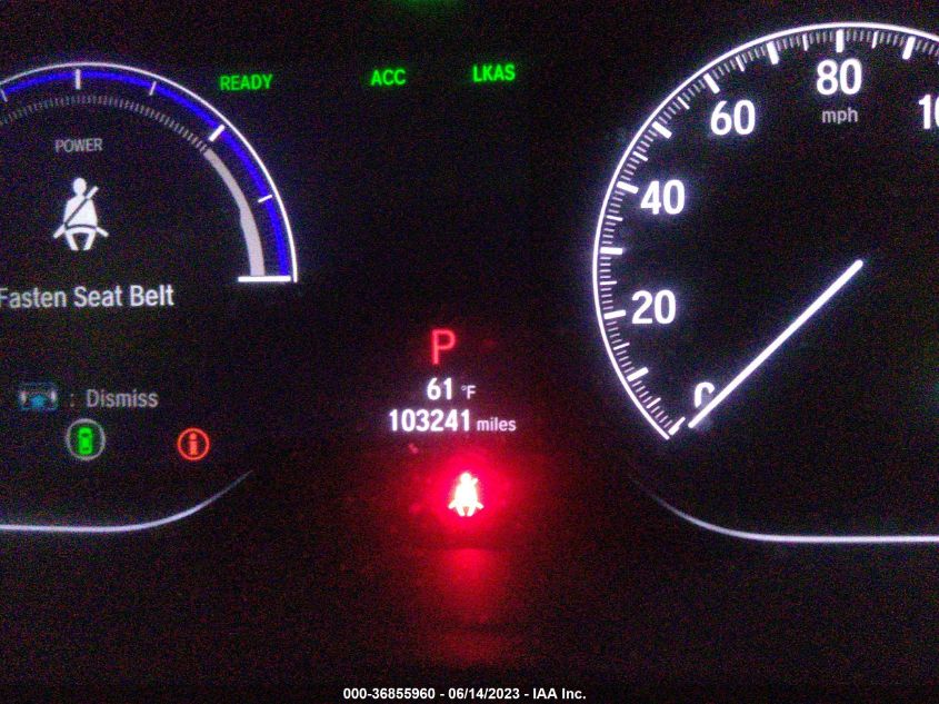 2019 HONDA INSIGHT EX 19XZE4F54KE026016
