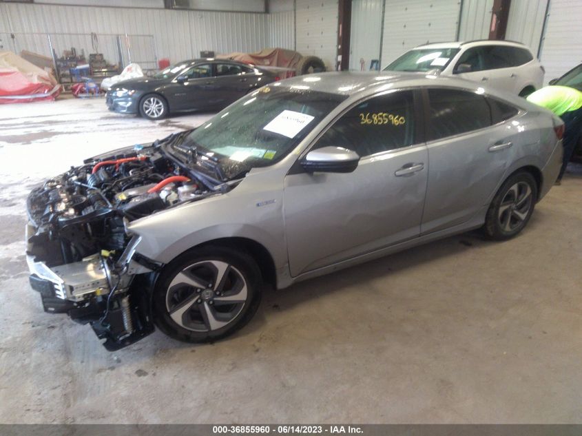 2019 HONDA INSIGHT EX 19XZE4F54KE026016