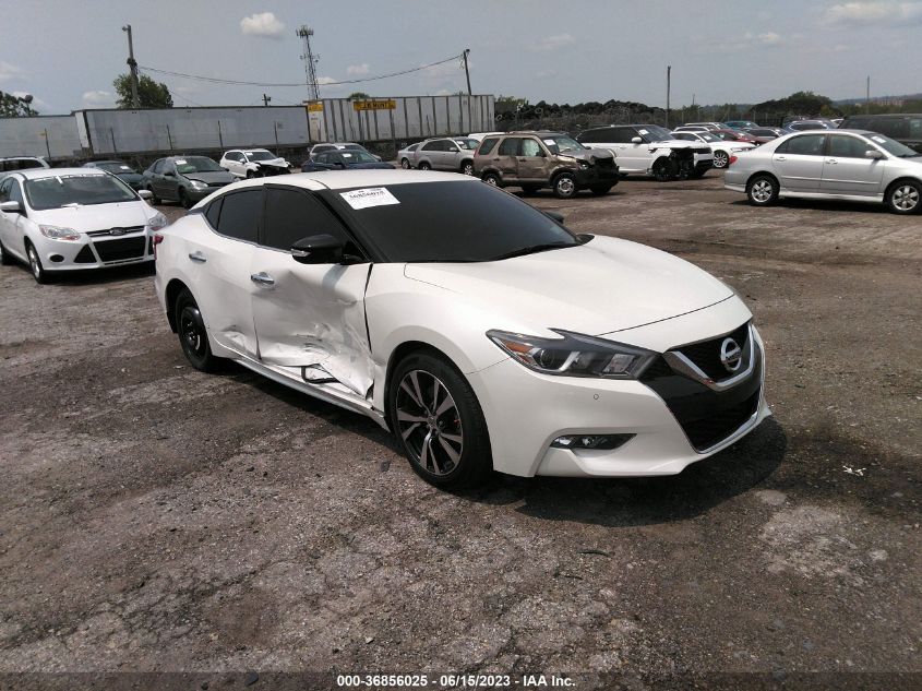 2018 NISSAN MAXIMA 3.5S/SV/SL/SR/PLAT - 1N4AA6AP0JC371777