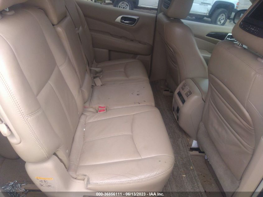 2013 NISSAN PATHFINDER SL - 5N1AR2MN1DC618861