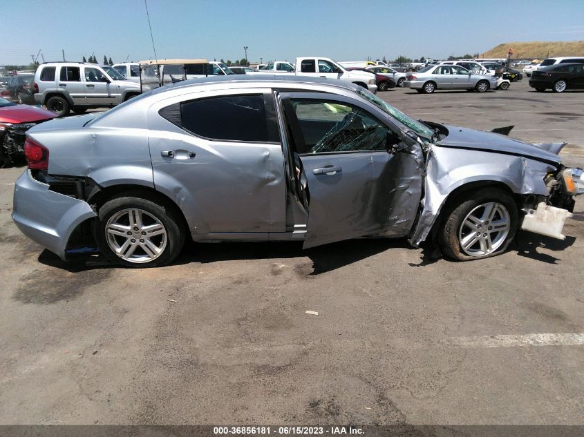 2013 DODGE AVENGER SXT - 1C3CDZCG7DN510986