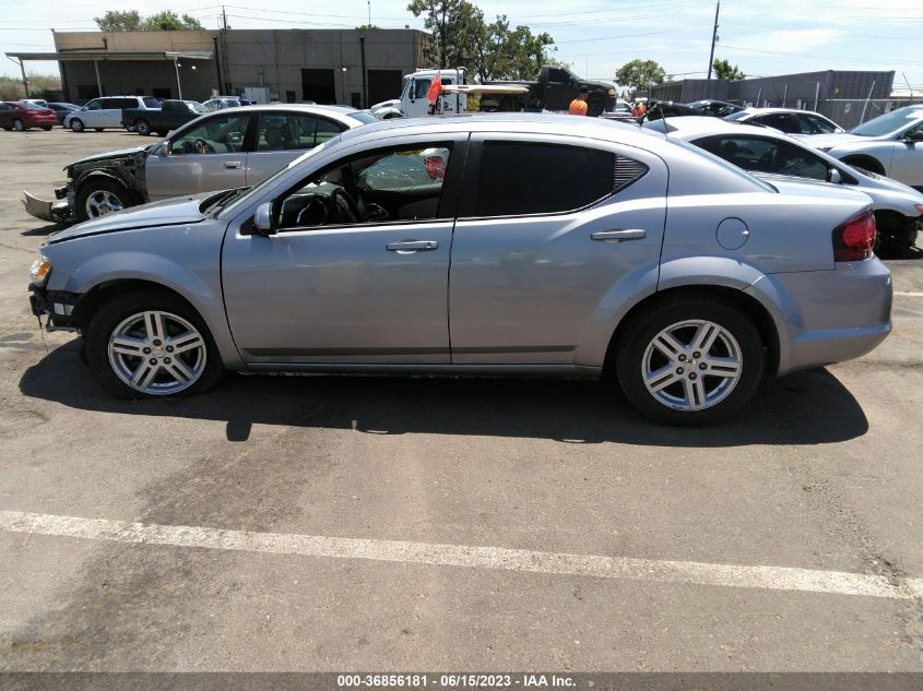 2013 DODGE AVENGER SXT - 1C3CDZCG7DN510986