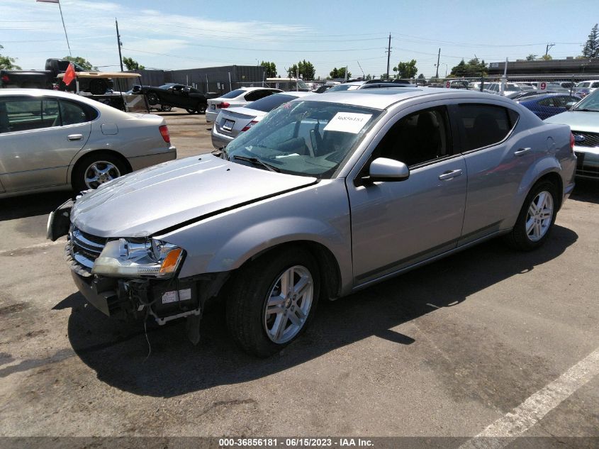 2013 DODGE AVENGER SXT - 1C3CDZCG7DN510986