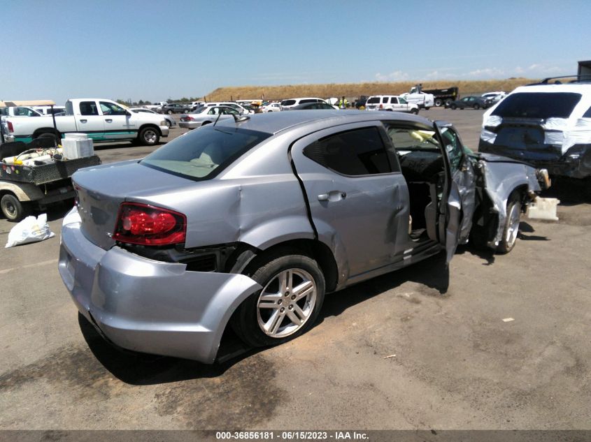 2013 DODGE AVENGER SXT - 1C3CDZCG7DN510986